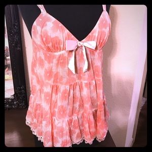 Victoria’s Secret pink babydoll lingerie